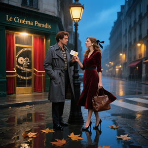 Feuilles d'automne à la gare（车站秋叶）