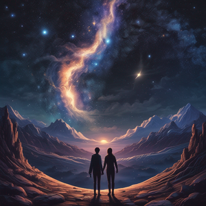 별빛의 속삭임 (Whispers in the Starlight) by @curiousheavymetal706