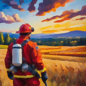 Он уходил ...