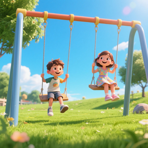 青いクレヨン（男の子）