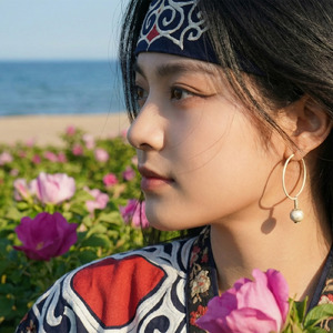 ハマナスの浜辺