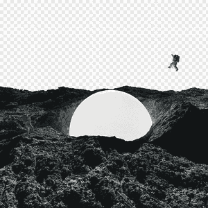 Walking in the blue sky