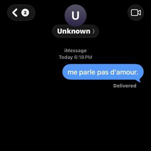 me parle pas d'amour