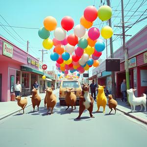 경쾌한 피아노와 함께 즐겁고 리드미컬한 선율, 베이스 그리고 셔플 타악기, 친근한 동네의 경쾌한 정신을 담아내다