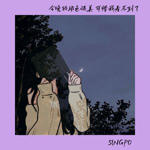 今晚的玥色很美 可惜我看不到了