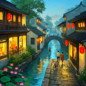 江南烟雨中的说唱恋曲