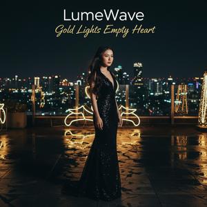 Gold Lights Empty Heart