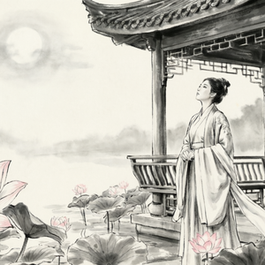 月下影