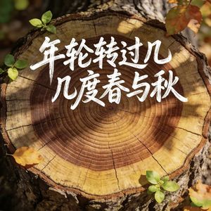 年轮转过几度春与秋