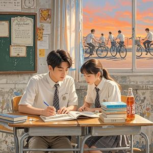 教室后排的夏天-西睿