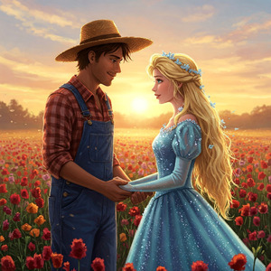 Cinta petani dan putri raja