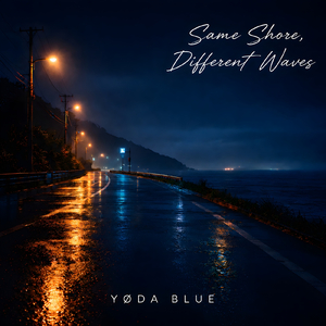 Still, in blue